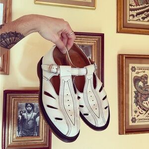 Authentic Doc Marten Mary Jane Sandals in White (US 7/7.5)